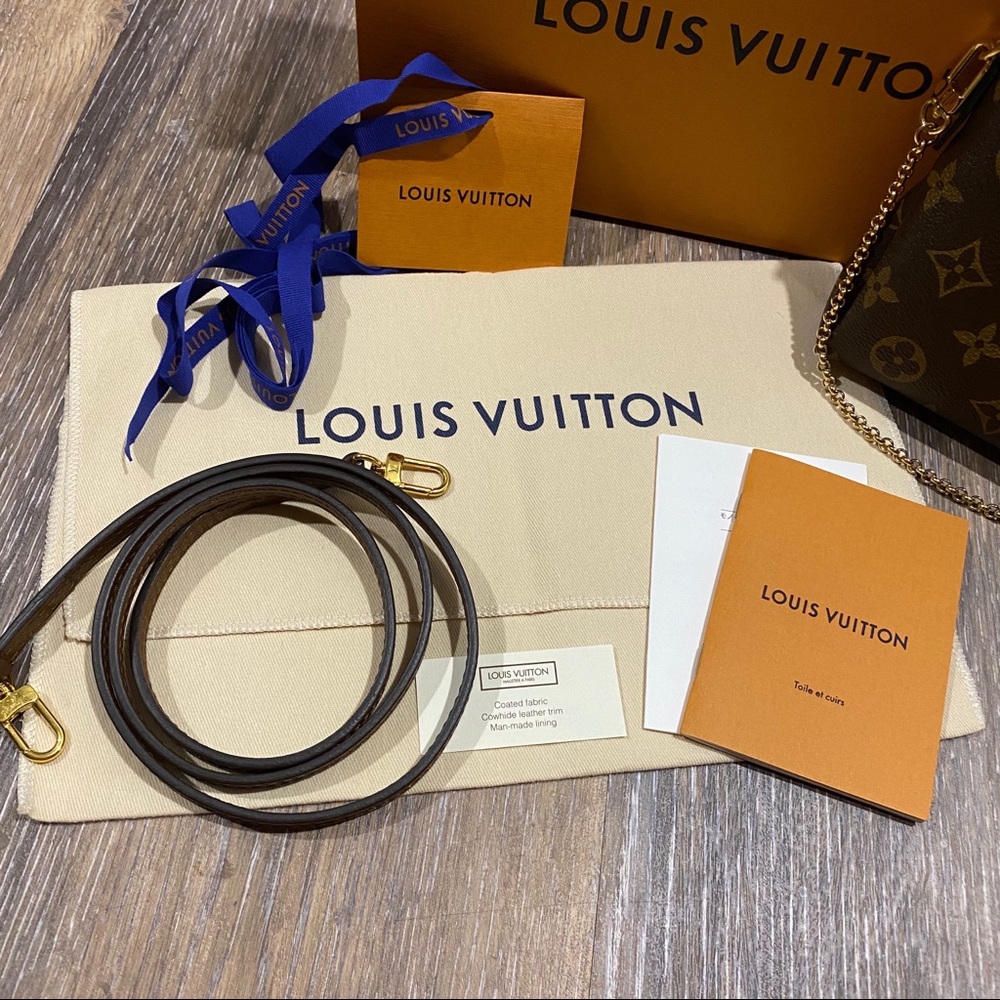 *SOLD*Louis Vuitton Pallas Clutch Noir - Picture 2 of 13